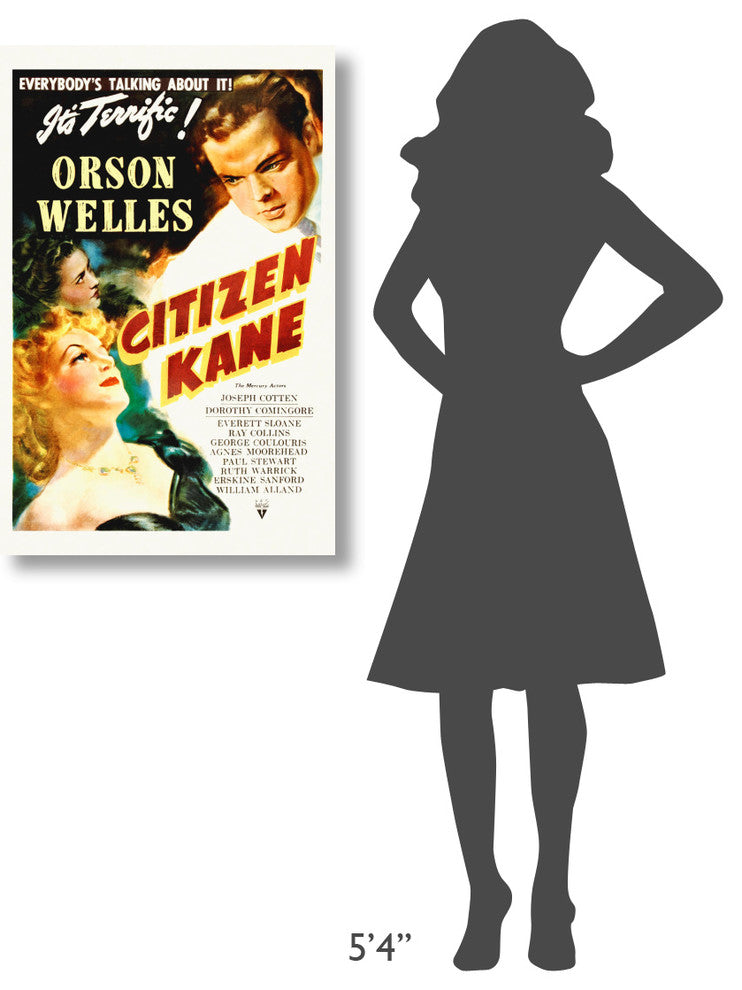 "Citizen Kane" Stretched Canvas Giclee by Hollywood Photo Archive, 24x36"