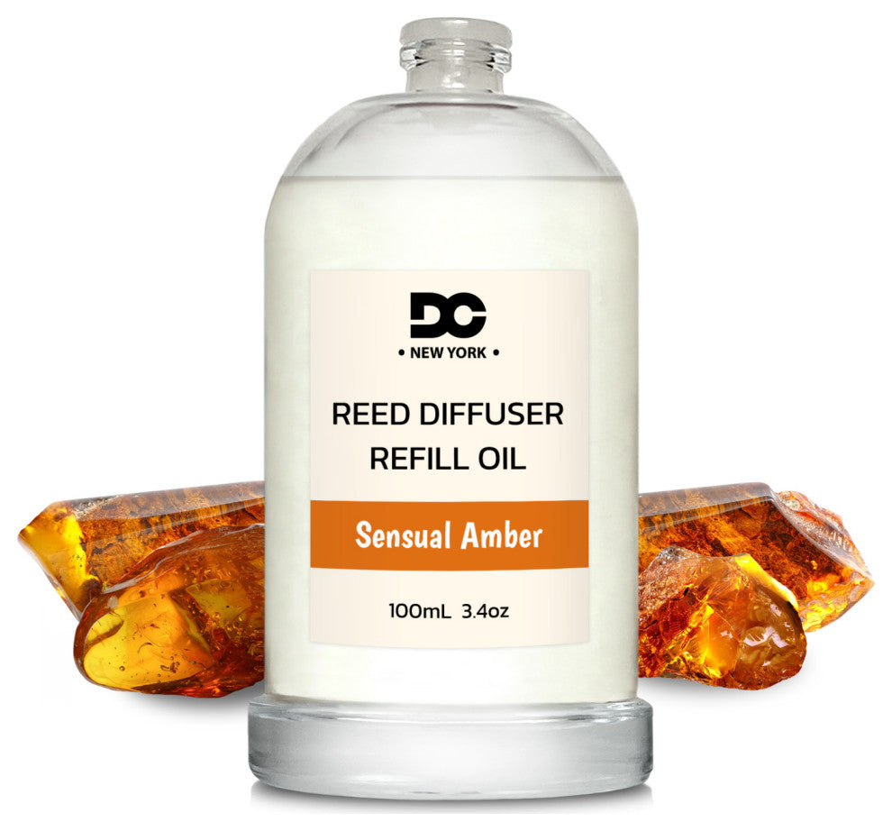Sensual Amber Reed Diffuser Refill Oil 3.4oz/100mL