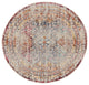 Nourison Vintage Kashan 6' x Round Multicolor Vintage Indoor Area Rug