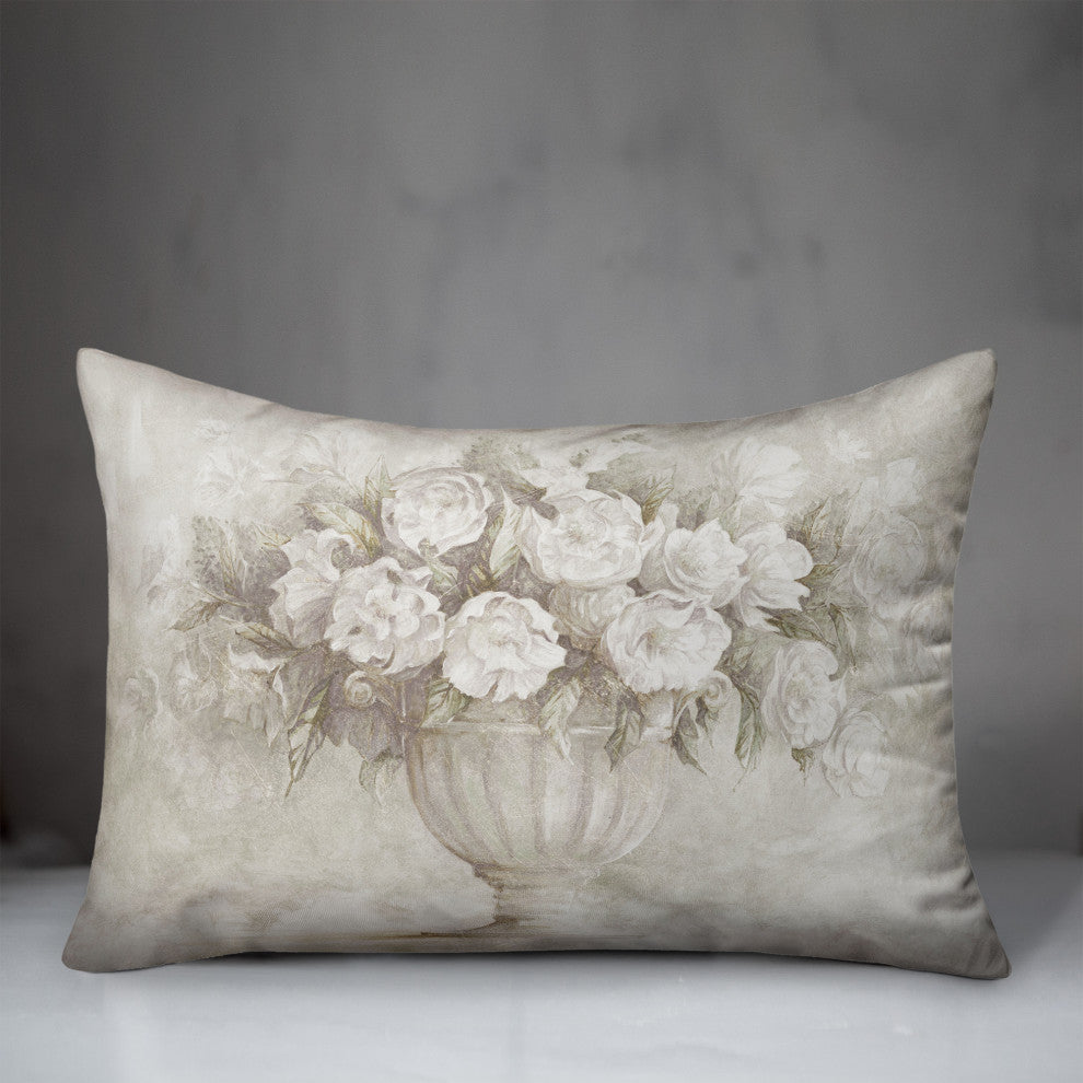 French Country Florals 14"x20" Spun Poly Pillow