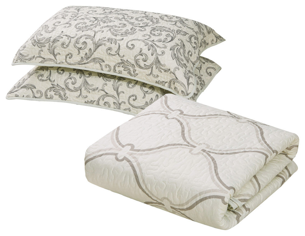 Marisol Quilted 7-Piece Bed Spread Set, Oversized King