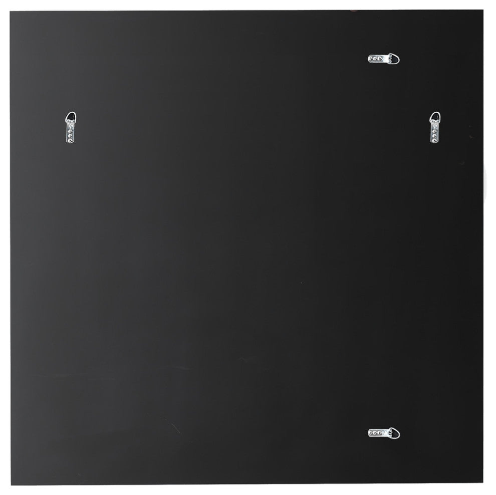 Champagne Square Accent Metal Mirror