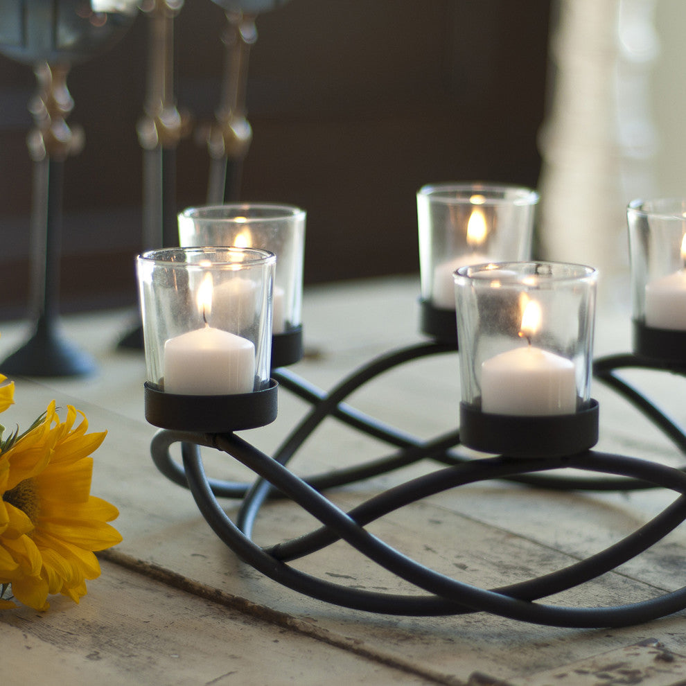 Round Waves Candleholder