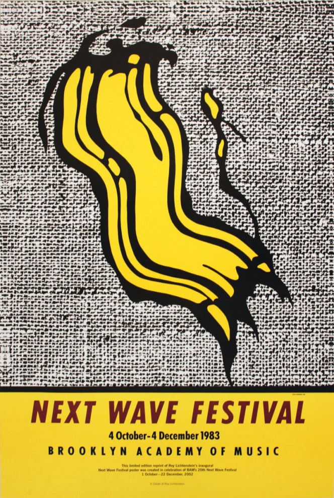 Roy Lichtenstein, Next Wave Festival, 2002 Pop Art Vintage