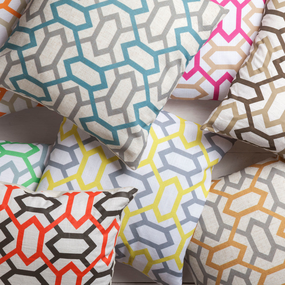 Zoe Pillow 18x18x4, Down Fill