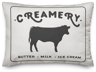 Creamery Cow 14x20 Lumbar Pillow