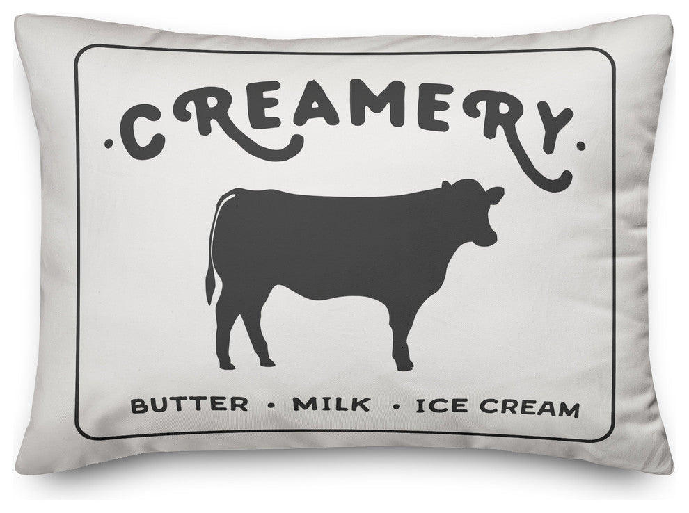 Creamery Cow 14x20 Lumbar Pillow