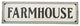 "Farmhouse" Sign, Antique White