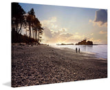 "Sunset Beach Walk" Print on Canvas by Sylvia Cook