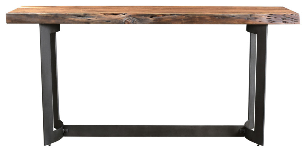Bent Console Table Smoked