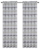 Becca Drapery Curtain Panels, Gray