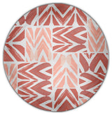 More Urban Graffiti Rug, Brown, 5' Round