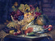 Fruit in A Basket Duck Fowl Accent Tile Mural Kitchen Backsplash, 6"x8", Glossy