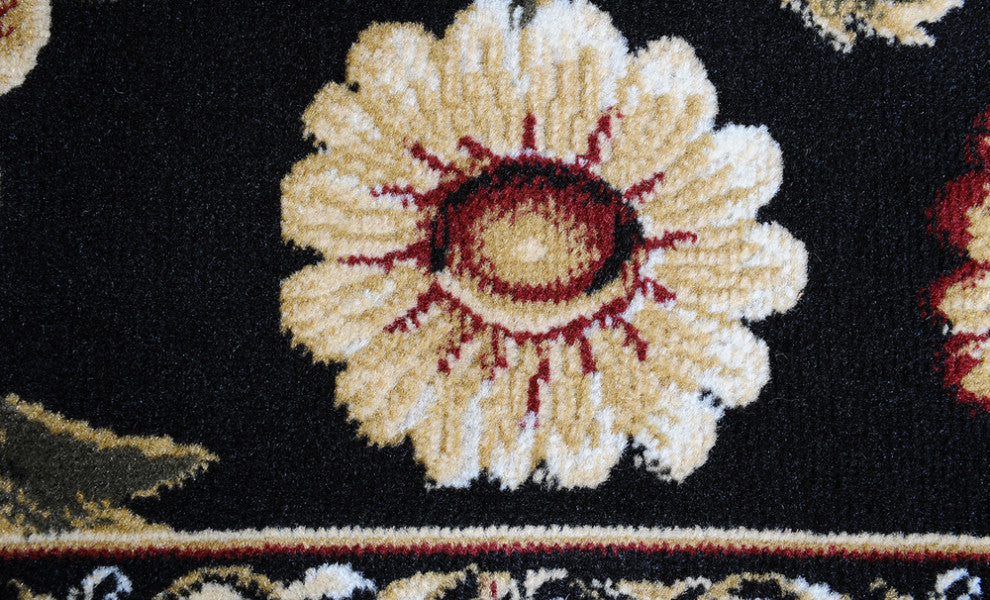 Home Dynamix: Optimum Rug: 11029-450 Black: Actual 7' 8" x 10' 4"