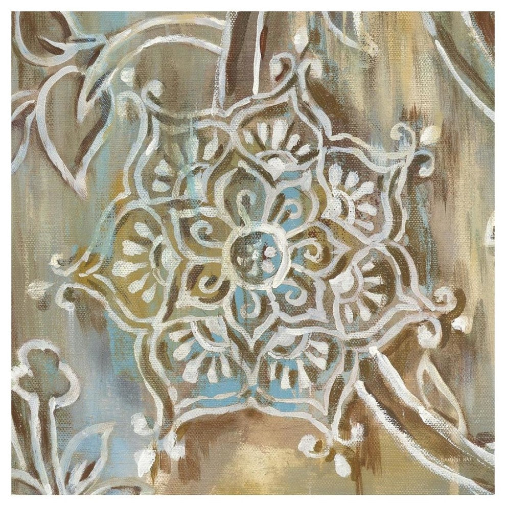 "Henna III Blue" Digital Paper Print by Danhui Nai, 20"x20"