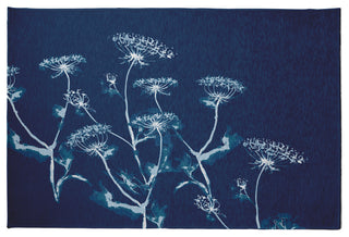 Breezy Wildflower Rug, Navy, 3'x5'