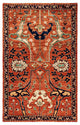 Serapi One-of-a-Kind Hand-Knotted Area Rug Red, 3'1" x 4'11"
