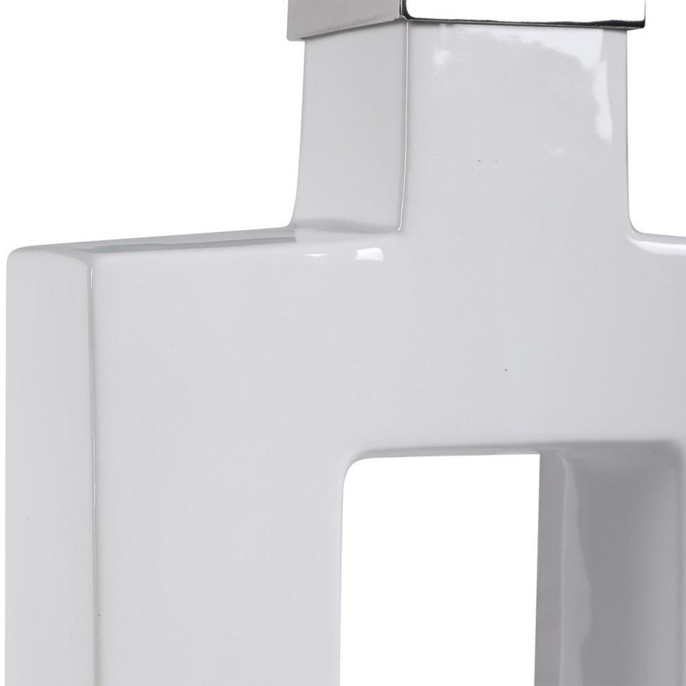 Uttermost Entry Modern White Table Lamp 28426-1