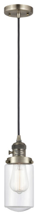 Innovations 201CSW-AB-G312 1 Light 4.5" Pendant, Switch, Antique Brass