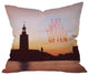 Happee Monkee Eat Well Travel Often Outdoor Throw Pillow, 26x26x7