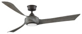 Fanimation Wrap Custom Ceiling Fan Matte Greige/Weathered Wood/LED Light, 60"