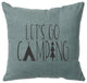 Image Pillow 16x16 Go Camping Linen Ocean