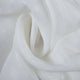 Polaris Off White Patterned Linen Sheer Fabric Sample, 4Wx4L