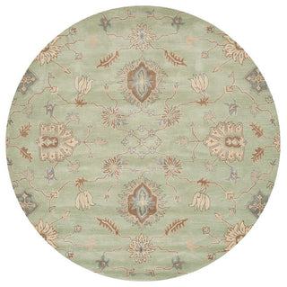 Safavieh Wyndham Wyd202A Rug, Light Green, 7'0"x7'0" Square