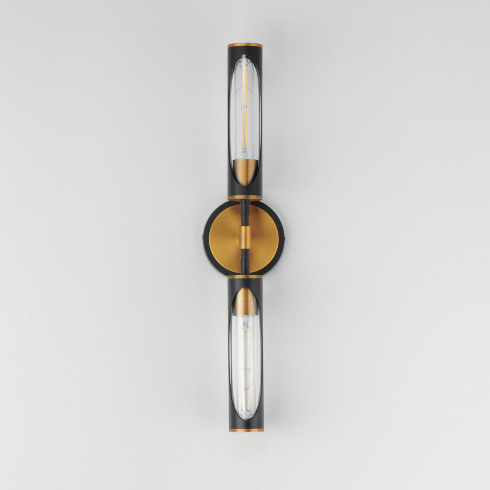 Maxim 16172 Regent 2 Light 24"W LED Vanity Light - Light French Gray / Natural