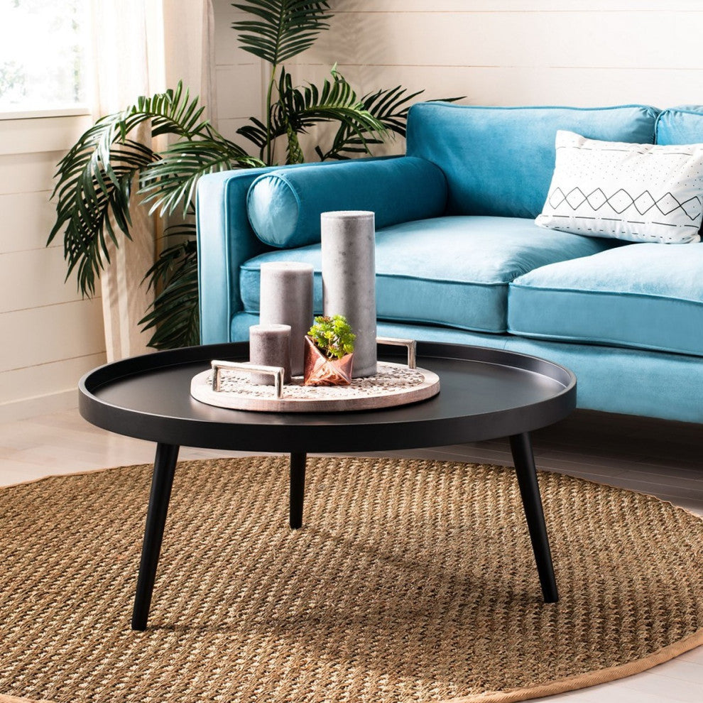 Safavieh Fritz Tray Top Coffee Table, Black