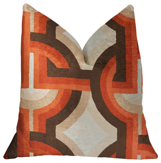 Delightful Chain Multicolor Luxury Throw Pillow, 20"x26" Standard