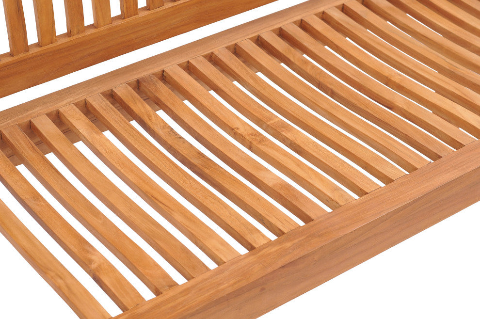 Teak Wood Elzas Triple Bench