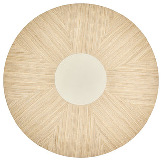 Laguna Ridge Round Chair Side Table, Washed Oak