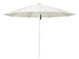 11' Fiberglass Umbrella White, Pacifica, Canvas, 11'