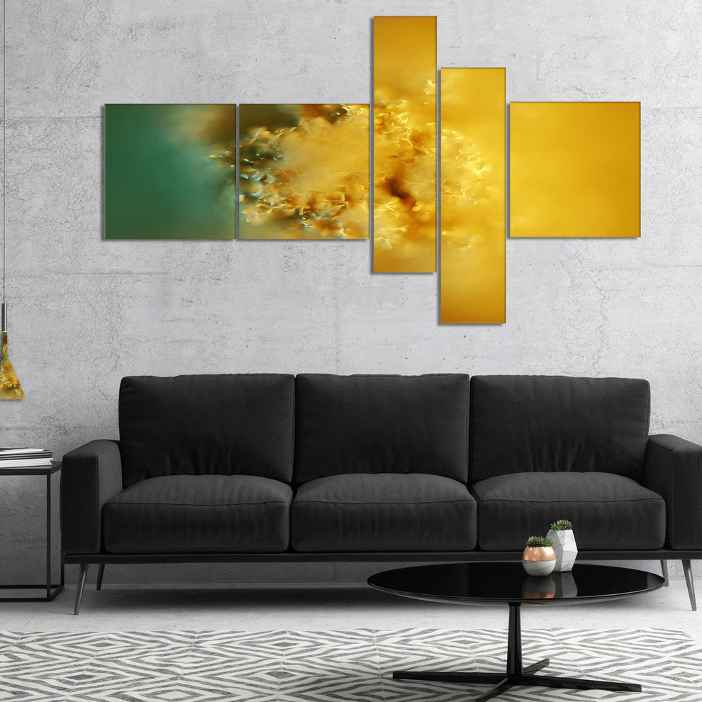 3D Prickly Digital Illustration, Abstract Canvas Art Print, 60"x32", 5 panels