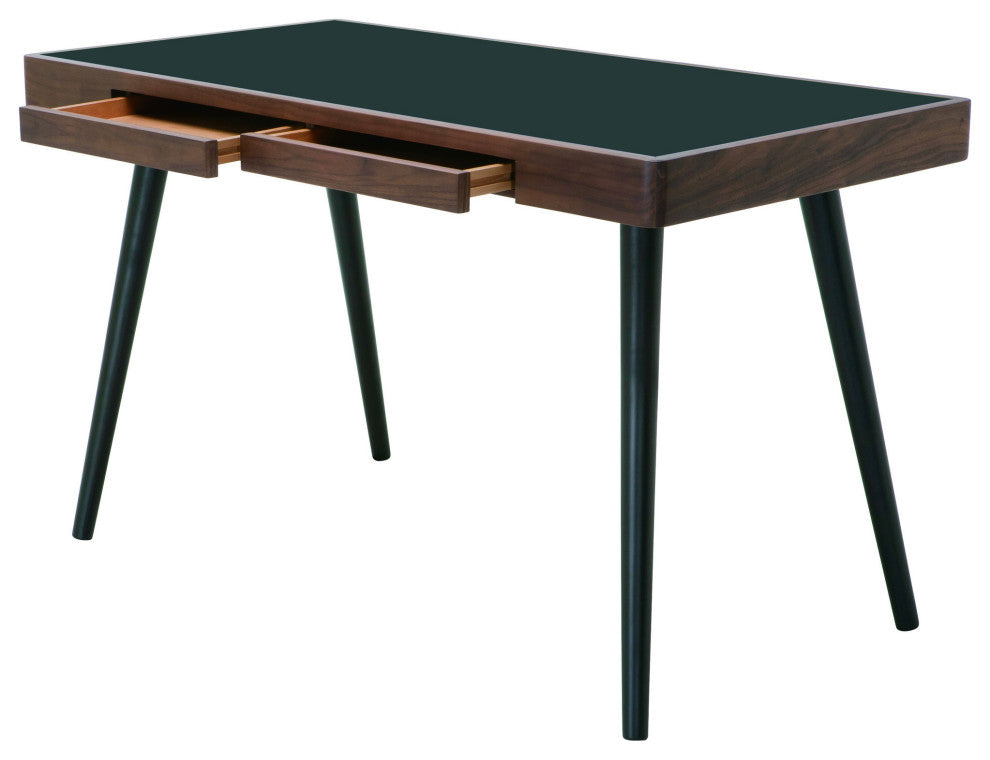 Modern Walnut Wooden Writing Desk