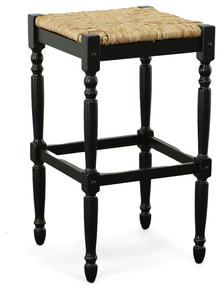 Thomasville Rta 29" Bar Stool, Antique Black