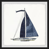 "Set Sail III" Framed Painting Prints, 24"x24"