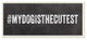 Hashtag # My Dog is the Cutest Textual Art Wall Plaque