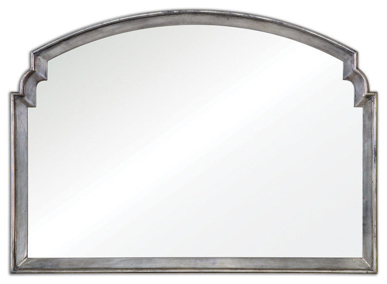 Via Della Silver Mirror By Designer Grace Feyock