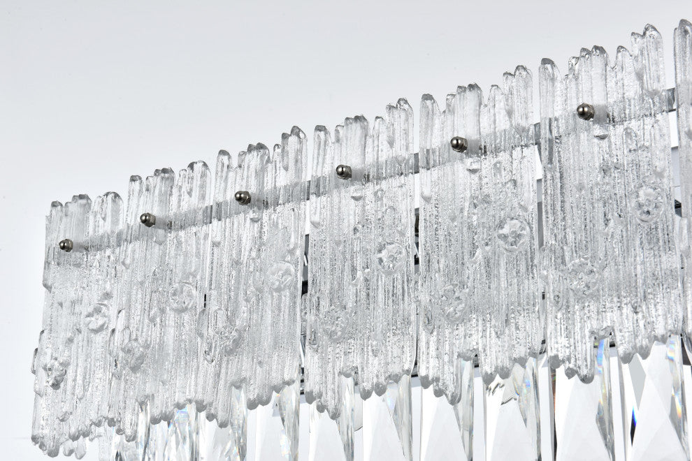 Home Living 34.5" Wall Sconce, Chrome