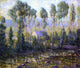 Ernest Lawson Poplars Along a River, 20"x25" Wall Decal Print