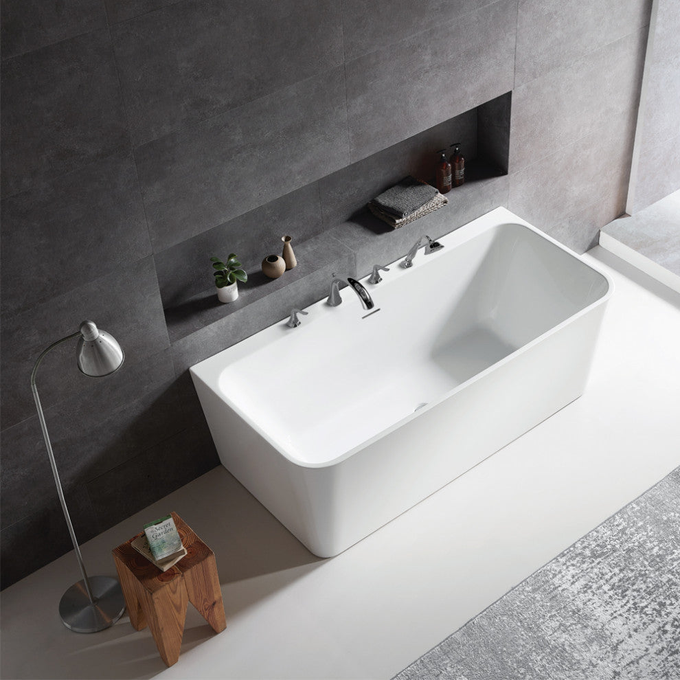 Dashiel Soaking Bathtub, 59"x31.5"