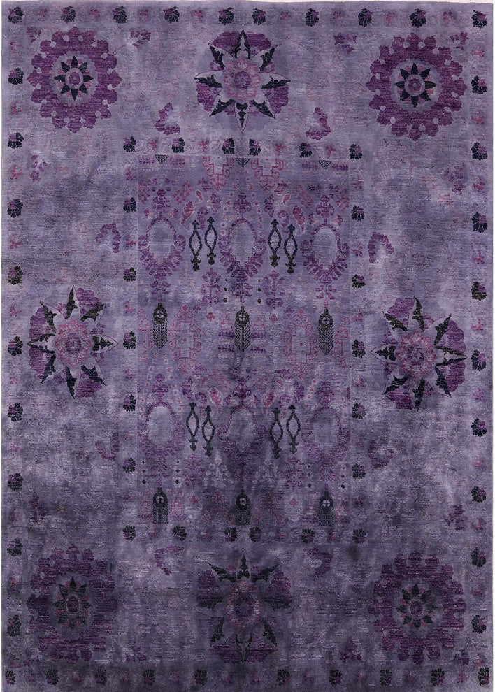 Ahgly Company Indoor Rectangle Mid-Century Modern Area Rugs, 7' x 9'