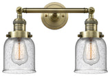 Innovations Lighting 208-Ab-G54-Led 2 Light Dimmable Led Bathroom Fixture