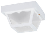 Generation Lighting Lighting 1-Light Outdoor Flush Mount, White