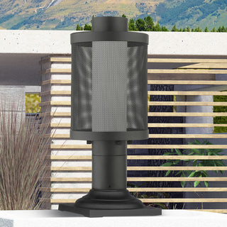 Livex Nottingham 1 Light Textured Black Medium Outdoor Post Top Lantern