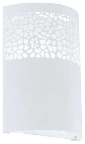 1X60W Wall Light, White Finish