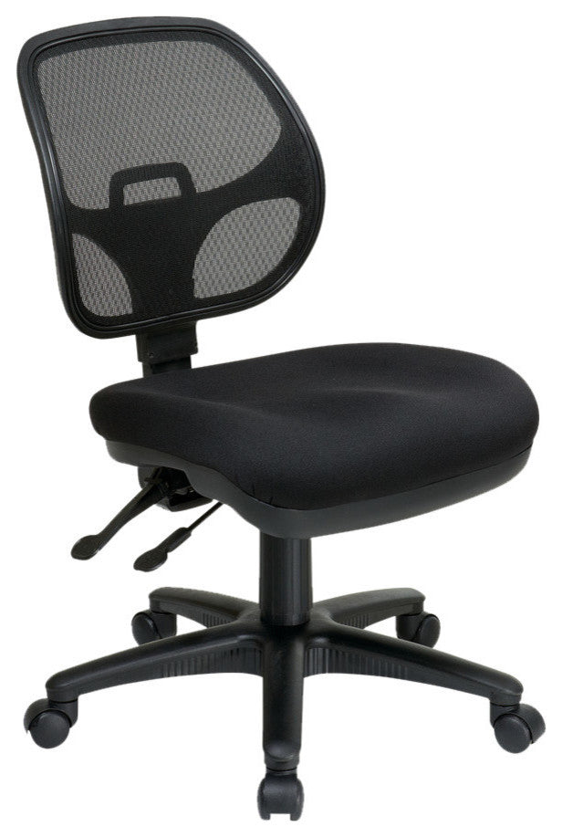 ProGrid Ergonomic Task Office Chair in Coal Black
