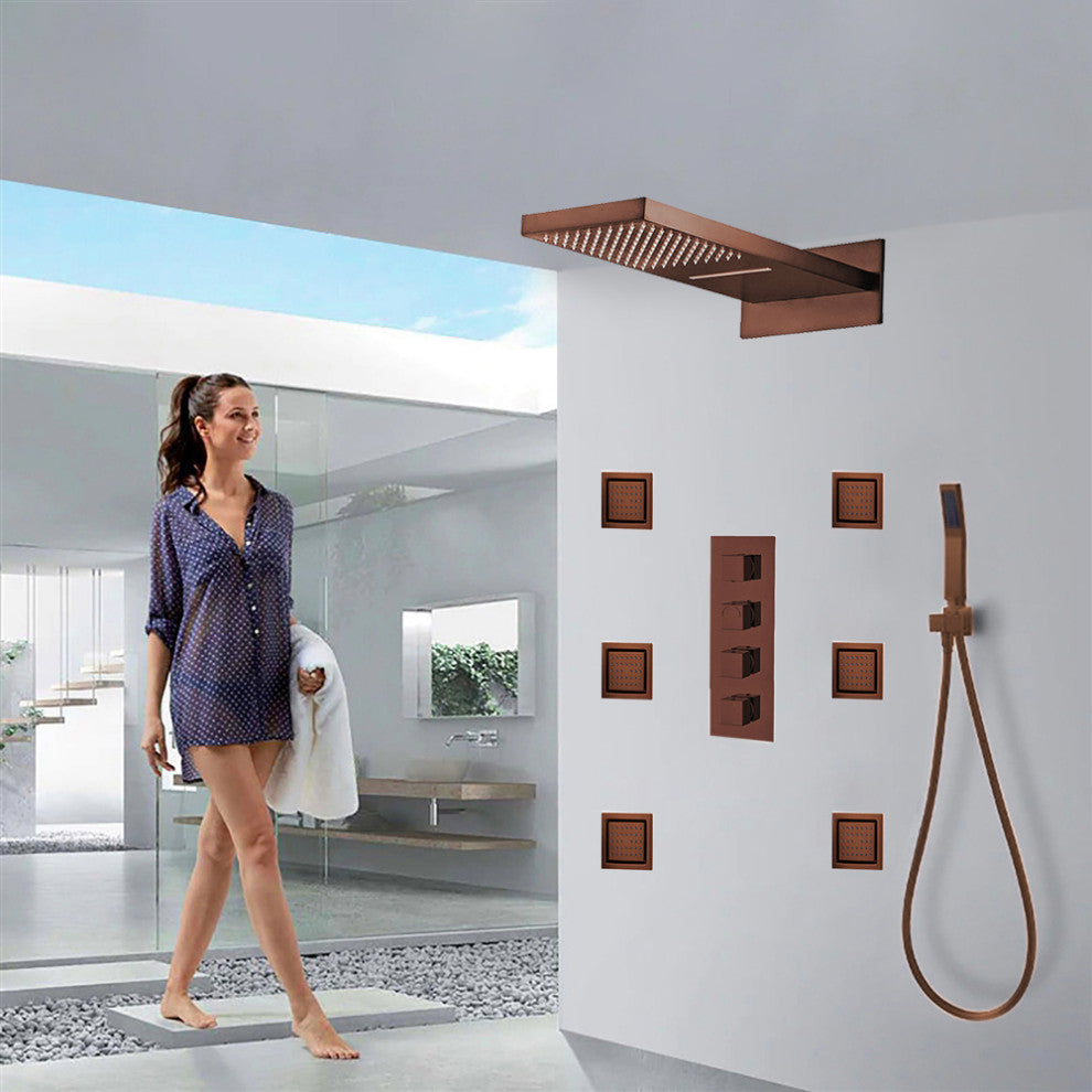Lima Oil Rubbed Bronze Ultra Shower Set